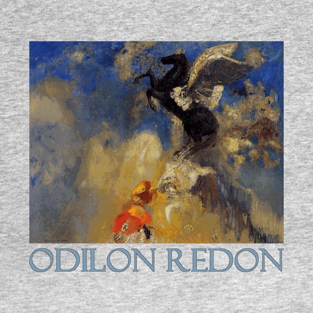 The Black Pegasus (1909) by Odilon Redon by Naves